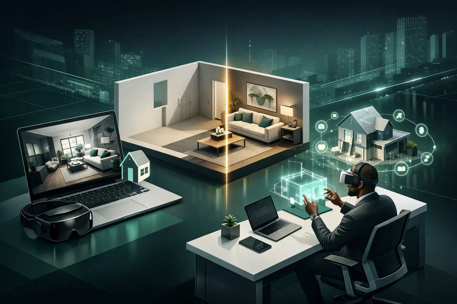 Virtual Staging for Remote Sales