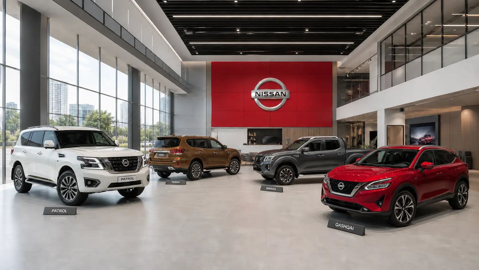 Nissan showroom digital environment demonstration